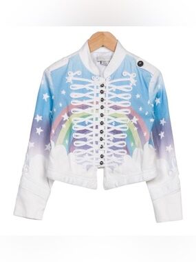GORGEOUS STELLA
MCCARTNEY Military Magic
Rainbow Jacket - Sz: 4 Yrs
